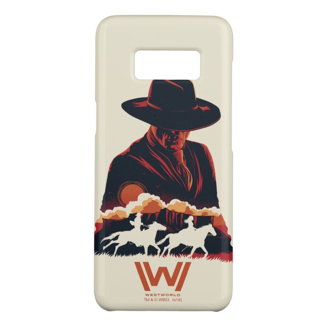 Westworld | Man in Black Desert Silhouette Case-Mate Samsung Galaxy Case (Back)