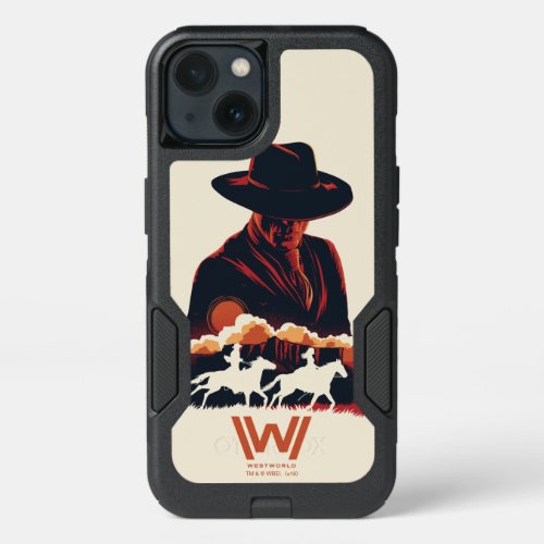 Westworld  Man in Black Desert Silhouette iPhone 13 Case