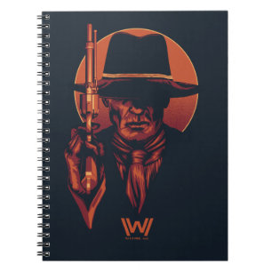 Westworld Man in Black With Revolver Notebook