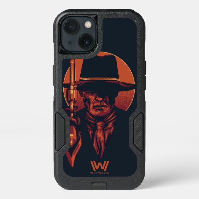 Westworld | Man in Black With Revolver Otterbox iPhone Case (Back)