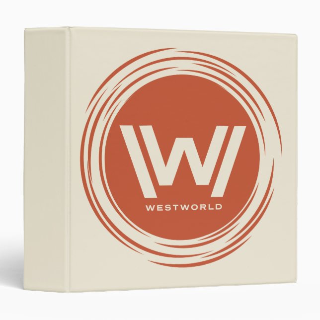 Westworld | Stylized Sun Logo 3 Ring Binder (Front/Spine)