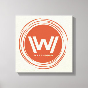 Westworld Stylized Sun Logo Canvas Print