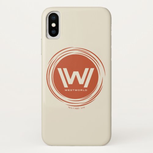 Westworld  Stylized Sun Logo iPhone X Case