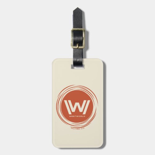 Westworld  Stylized Sun Logo Luggage Tag