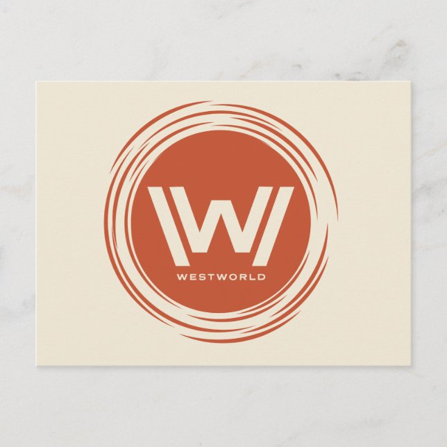 Westworld | Stylized Sun Logo Postcard (Front)