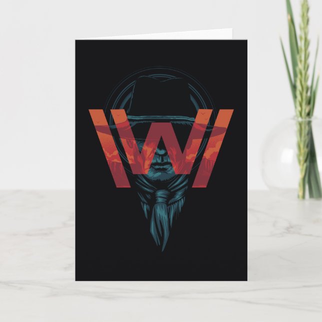 Westworld | The Man in Black Logo Graphic Card (Front)