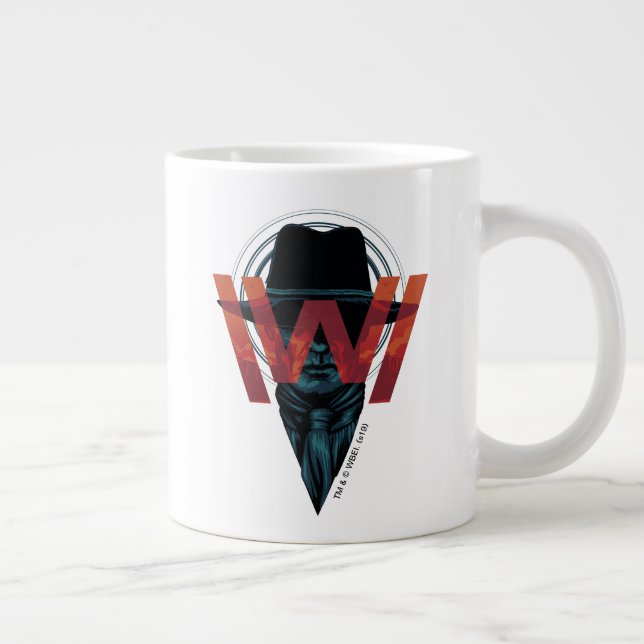 Westworld | The Man in Black Logo Graphic Giant Coffee Mug (Right)