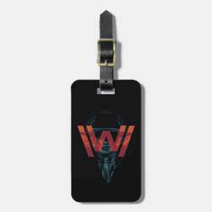 Westworld The Man in Black Logo Graphic Luggage Tag