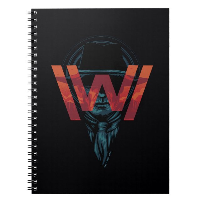 Westworld | The Man in Black Logo Graphic Notebook (Front)