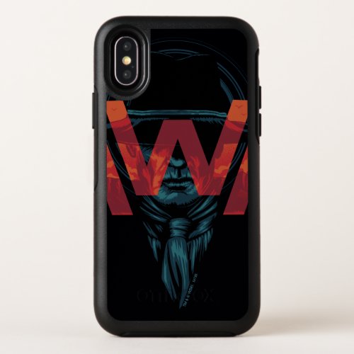 Westworld  The Man in Black Logo Graphic OtterBox Symmetry iPhone X Case