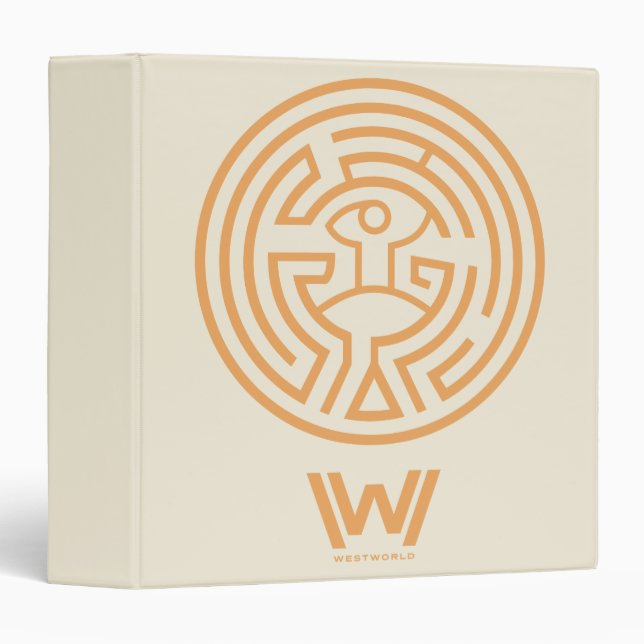 Westworld | The Maze Symbol 3 Ring Binder (Front/Spine)