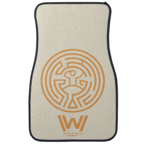 Westworld  The Maze Symbol Car Floor Mat