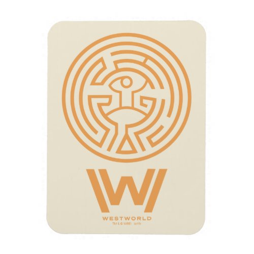 Westworld  The Maze Symbol Magnet