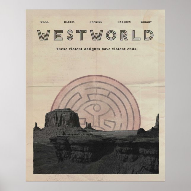 Westworld Vintage Poster (Front)