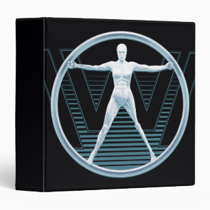 Westworld Vitruvian Android Logo 3 Ring Binder