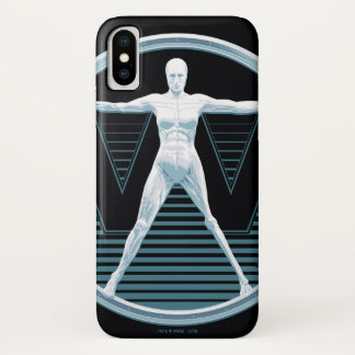 Westworld | Vitruvian Android Logo iPhone X Case