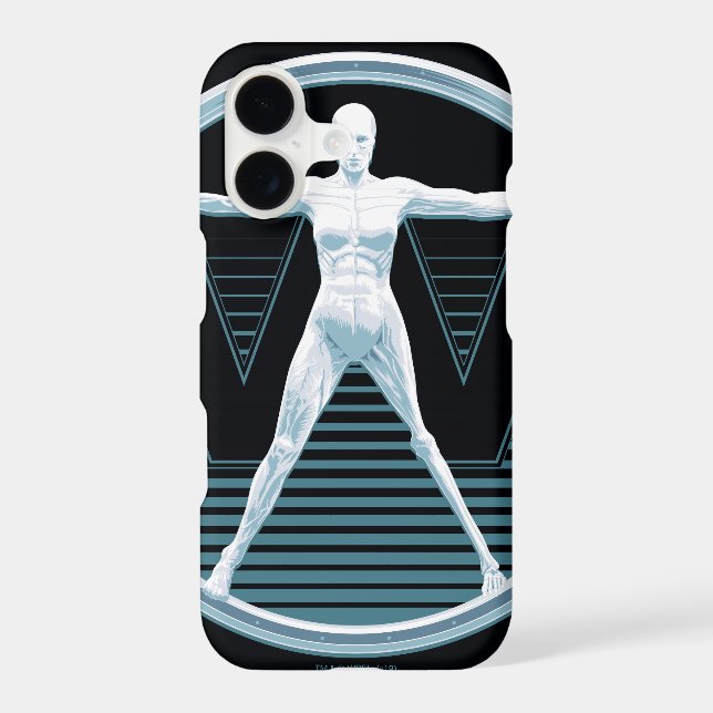Westworld | Vitruvian Android Logo Iphone Case (Back)
