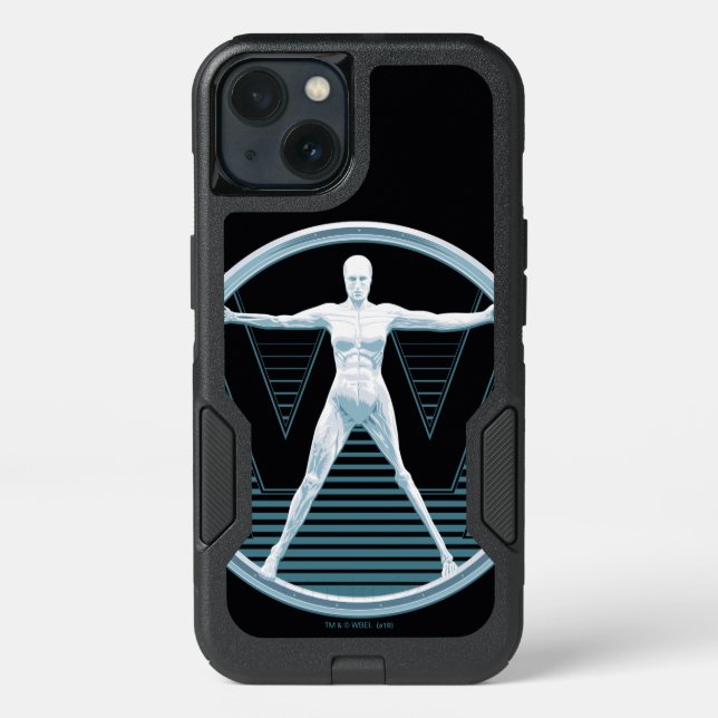 Westworld | Vitruvian Android Logo Otterbox iPhone Case (Back)