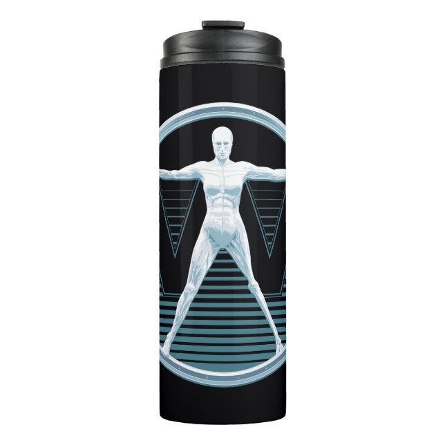 Westworld | Vitruvian Android Logo Thermal Tumbler (Front)