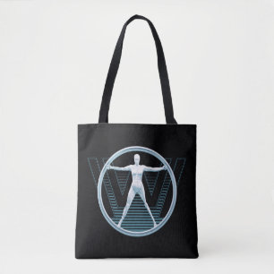 Westworld Vitruvian Android Logo Tote Bag