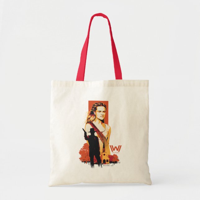 Westworld | Wyatt & Man in Black at White Church Tote Bag (Front)