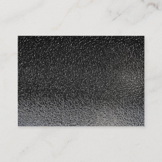 Wet Black Asphalt Background Business Card (Front)