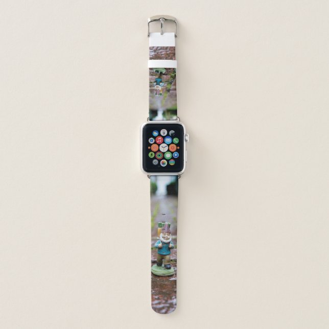 Wet Bricks Gnome Apple Watch Band (Front)