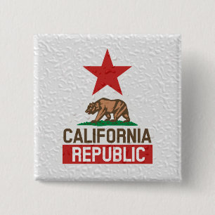 Wet California Republic Decor Button