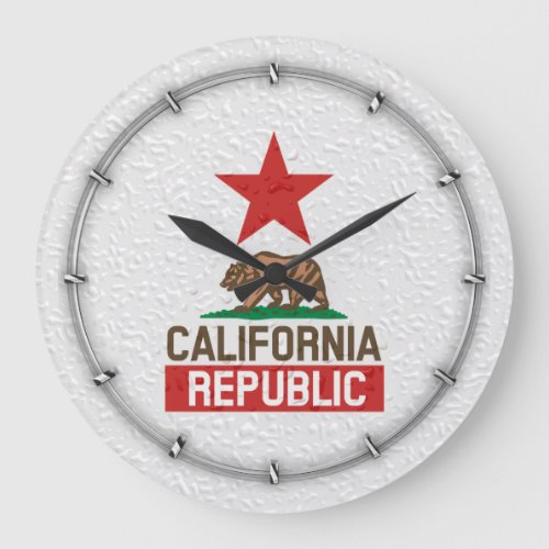 Wet California Republic Large Clock