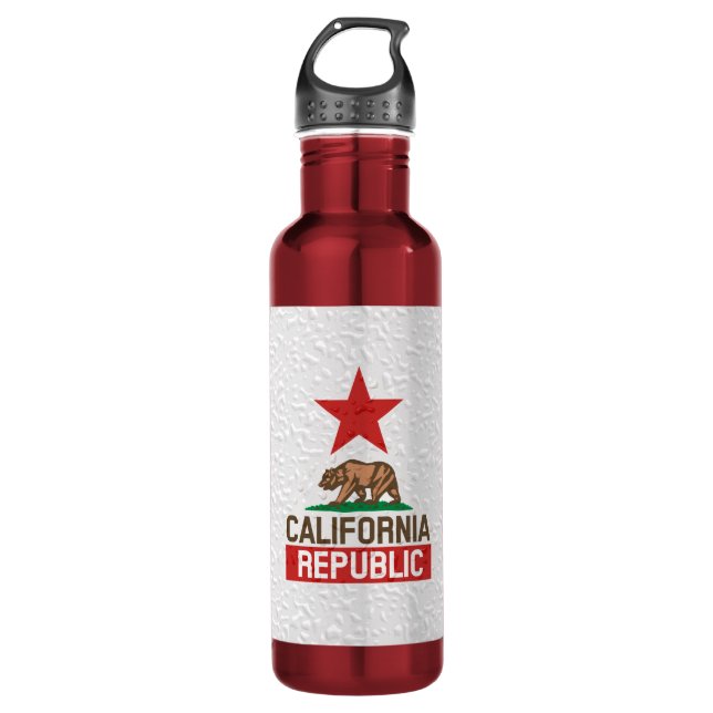 Wet California Republic Stainless Steel Water Bottle (Front)