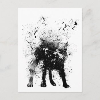 Wet Dog Postcard by bsolti at Zazzle