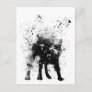 wet dog postcard