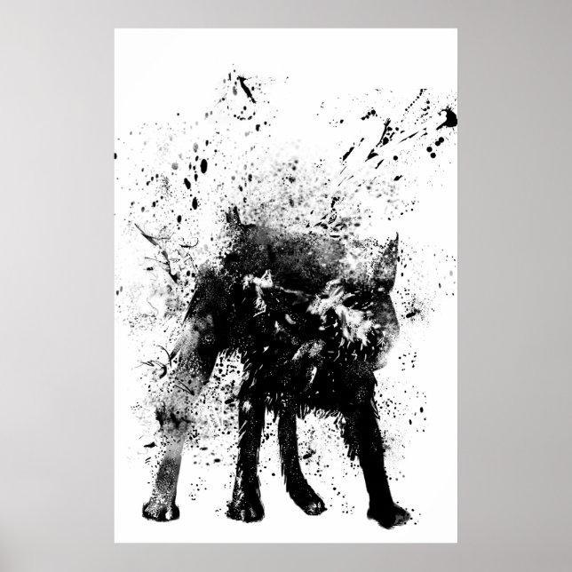 wet dog poster (Front)
