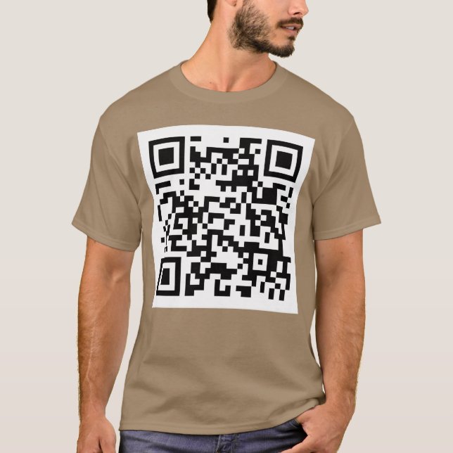 Wet fart QR code joke meme T-Shirt (Front)