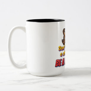 "Wet Fashion for the Wild Heart!" Two-Tone Coffee Mug