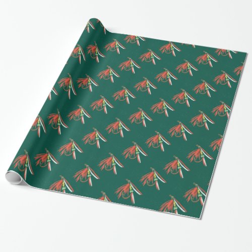 Wet Fly Trout Fly Wrapping Paper