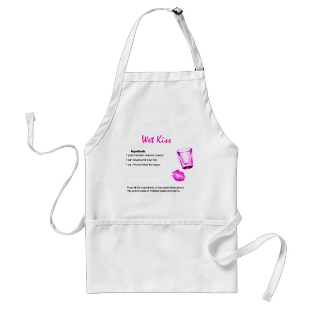 Wet Kiss Adult Apron (Front)