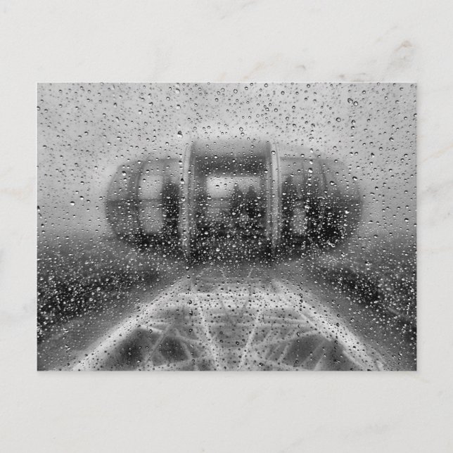 Wet London Eye Postcard (Front)