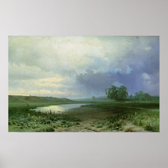 Wet Meadow, 1872 Poster (Front)