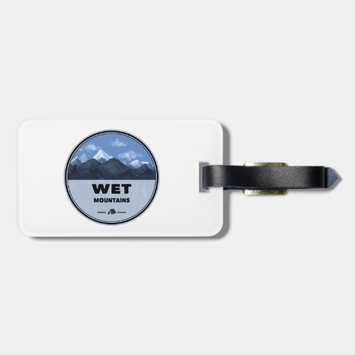 Wet Mountains Colorado Camping Luggage Tag