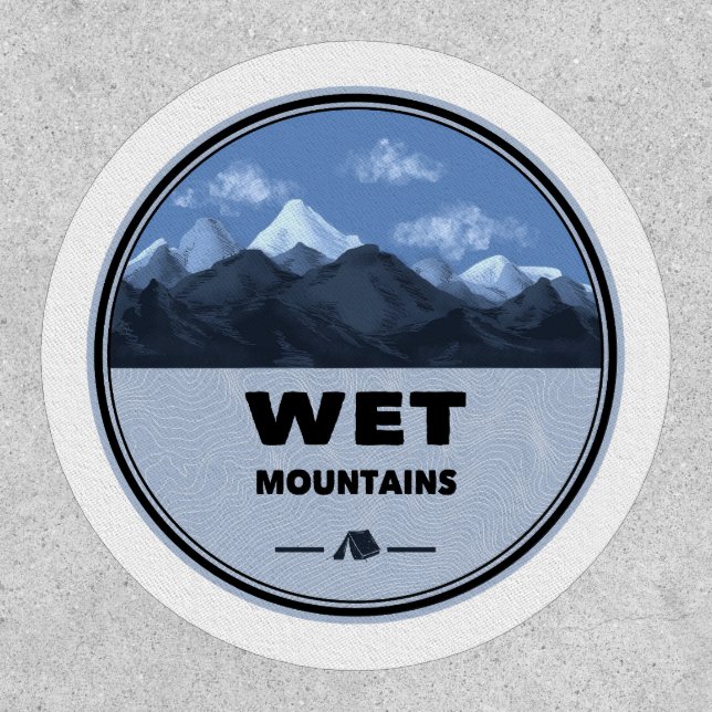 Wet Mountains Colorado Camping Patch (Front)
