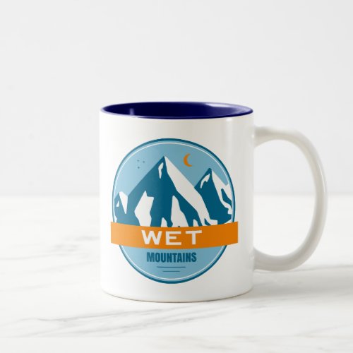 Wet Mountains Colorado Two_Tone Coffee Mug