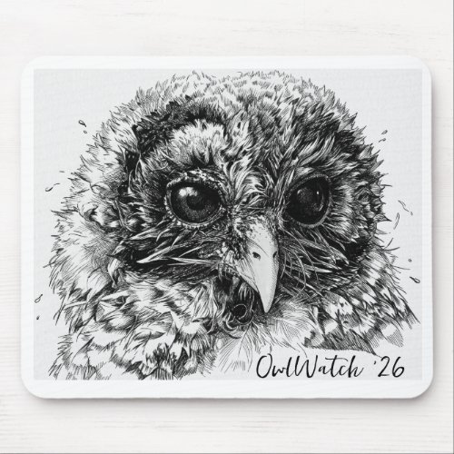 Wet Owlet Mouse Pad