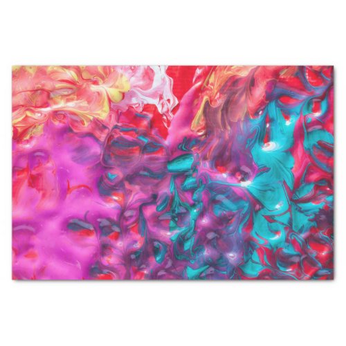 Wet paint colorful abstract art palette  tissue paper