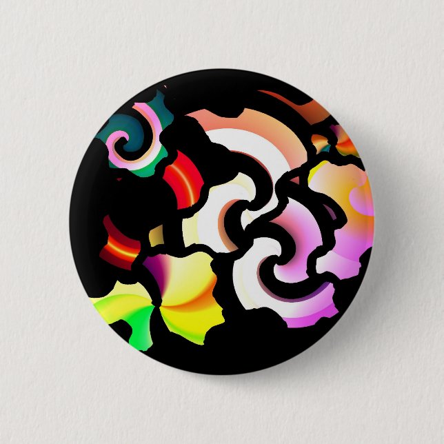 Wet Paint Pinback Button (Front)