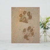 Wet Paw Prints (Standing Front)