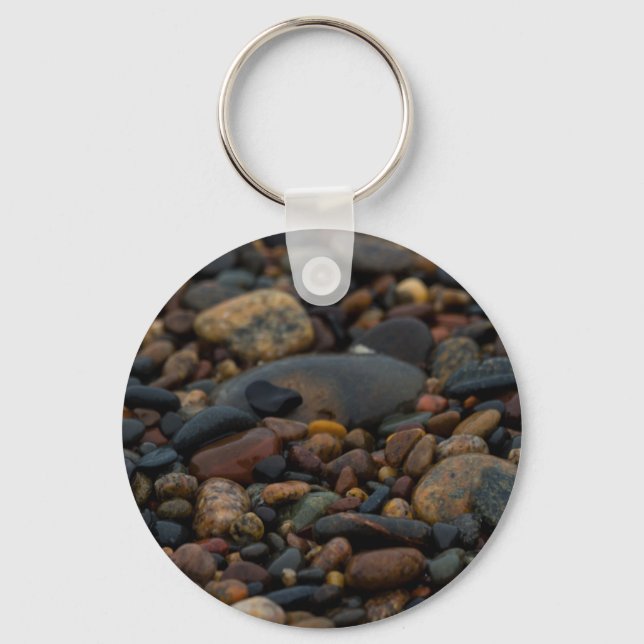 Wet Pebbles Keychain (Front)