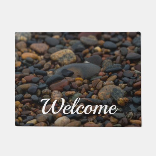 Wet Pebbles Welcome Doormat