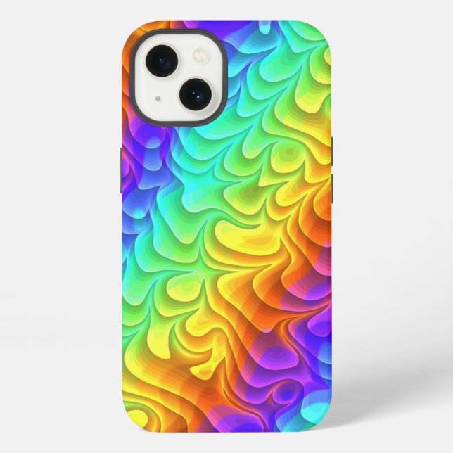 Wet Rainbow Iphone Case (Back)