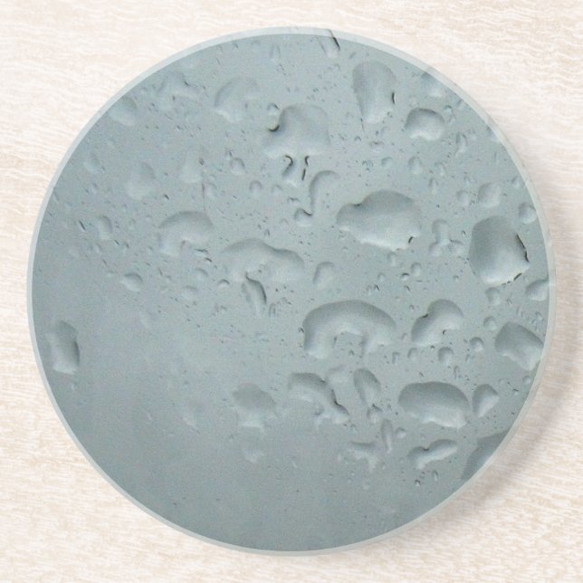 Wet Window Glass Drink Coaster (Front)